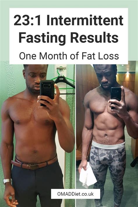 omad diet results 1 month
